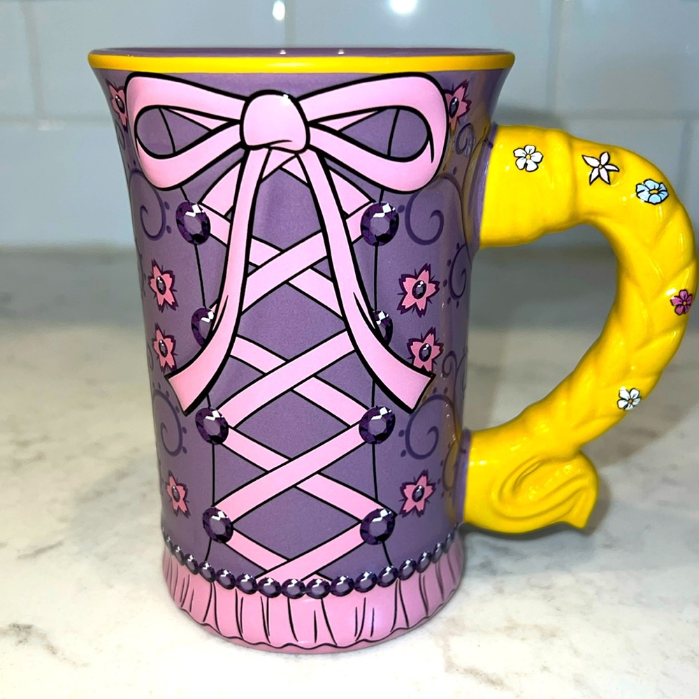 Disney Parks Princess Rapunzel Purple Dress Ceramic Mug